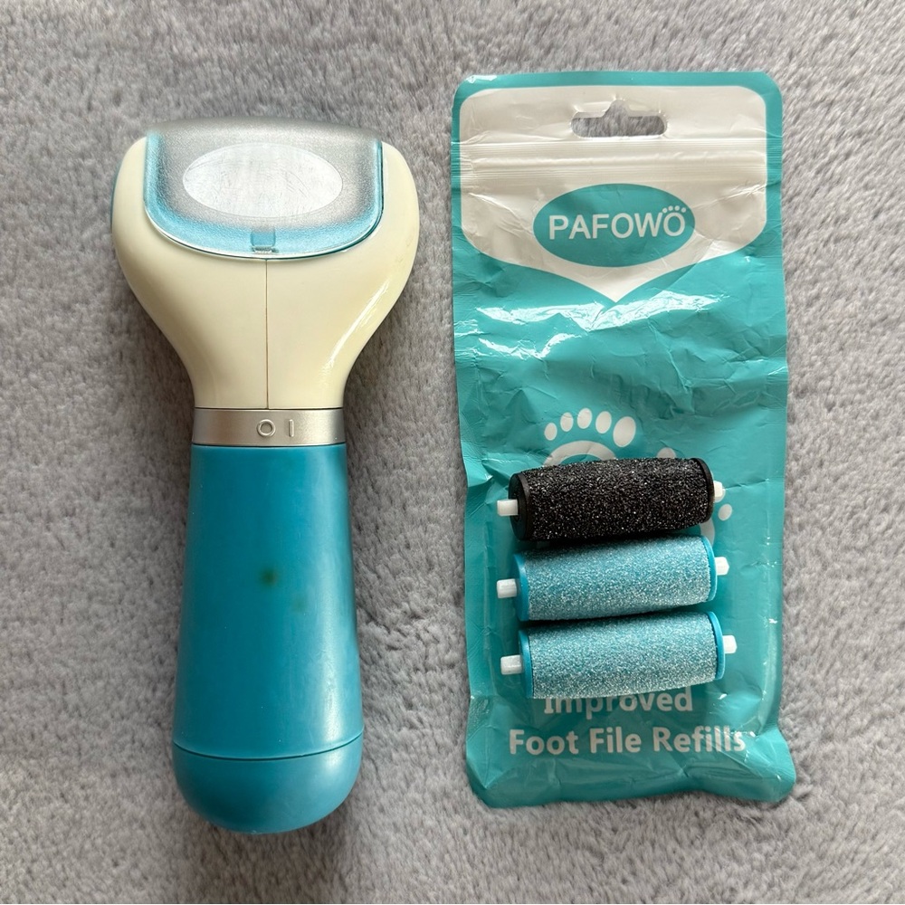 5/$25 🎆 EUC Amope Pedi Perfect Foot File + Generic Rotating Heads